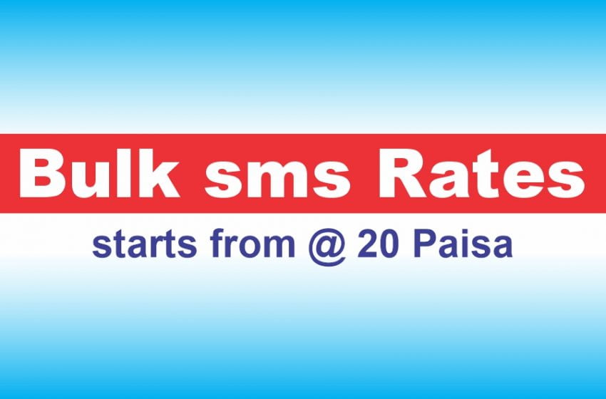  Bulk SMS Rate Card
